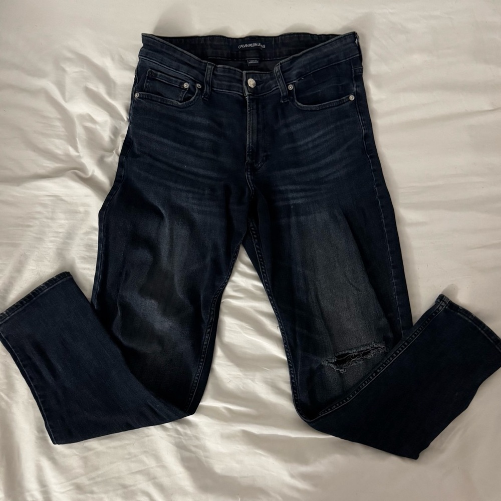 Calvin Klein Jeans Men's Midnight Blue Slim Jeans